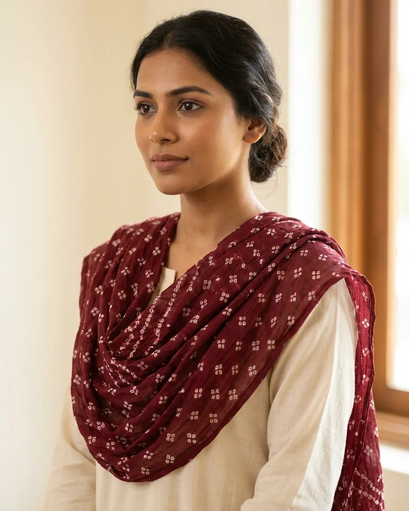 Phool Bandhani Dupatta